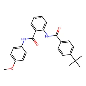 2-(4-Tert-butylbenzamido)-N-(4-methoxyphenyl)benzamide structure