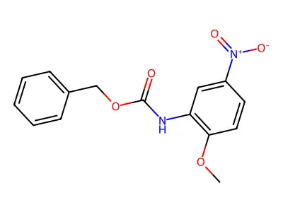 benzyl N-(2-methoxy-5-nitrophenyl)carbamate structure