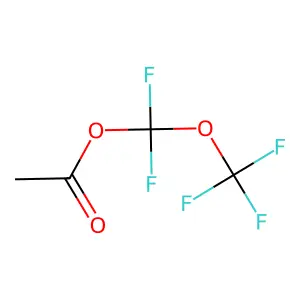 alpha-(Trifluoromethoxy)-alpha,alpha-difluoromethyl acetate structure