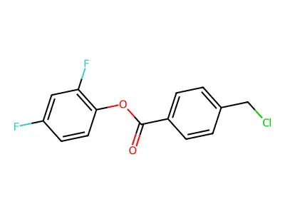 2,4-Difluorophenyl 4-(Chloromethyl)Benzoate structure