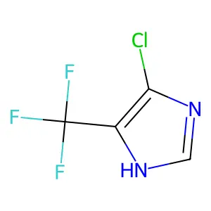 Imidazole, 4-chloro-5-trifluoromethyl- structure