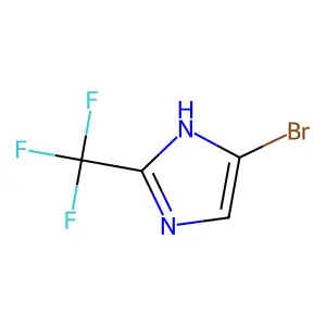 5-Bromo-2-(trifluoromethyl)-1H-imidazole structure