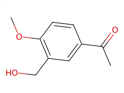 1-[3-(Hydroxymethyl)-4-methoxyphenyl]ethan-1-one structure