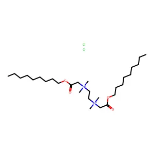Ammonium, ethylenebis((carboxymethyl)dimethyl-, dichloride, dinonyl ester structure