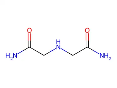 2-[(Carbamoylmethyl)amino]acetamide structure