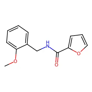 N-(2-methoxybenzyl)furan-2-carboxamide structure