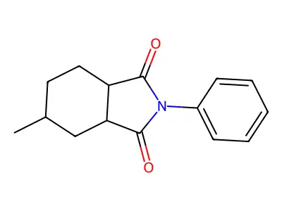 5-methyl-2-phenylhexahydro-1H-isoindole-1,3(2H)-dione structure