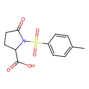 1-[(4-Methylphenyl)sulfonyl]-5-oxo-L-proline structure