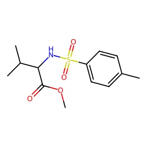 3-Methyl-2-(toluene-4-sulfonylamino)-butyric acid methyl ester structure