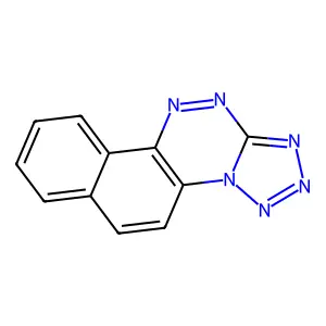 Naphtho[2,1-e]tetrazolo[5,1-c][1,2,4]triazine structure