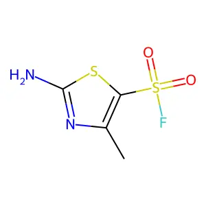 5-Thiazolesulfonylfluoride, 2-amino-4-methyl- structure