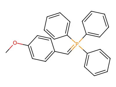 4-Methoxybenzylidene triphenylphosphorane structure