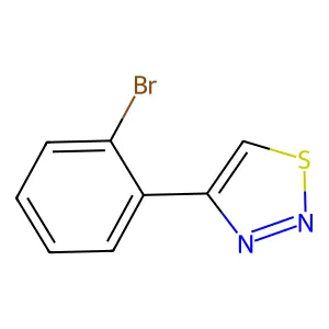 4-(2-Bromophenyl)-1,2,3-thiadiazole structure