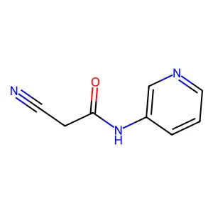 2-cyano-N-(pyridin-3-yl)acetamide structure