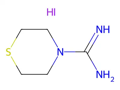 Thiomorpholine-4-carboximidamide Hydroiodide structure