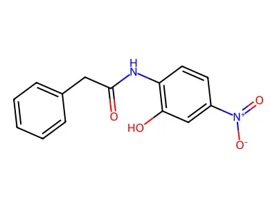 N-(2-hydroxy-4-nitrophenyl)-2-phenylacetamide structure
