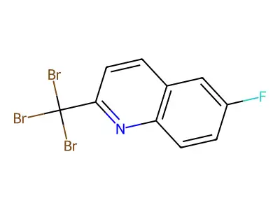 6-Fluoro-2-(tribromomethyl)quinoline structure
