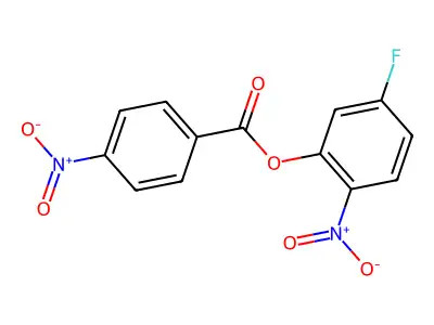 5-Fluoro-2-nitrophenyl 4-nitrobenzoate structure