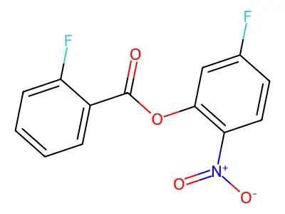 5-Fluoro-2-nitrophenyl 2-fluorobenzoate structure