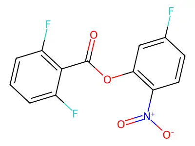 5-Fluoro-2-nitrophenyl 2,6-difluorobenzoate structure