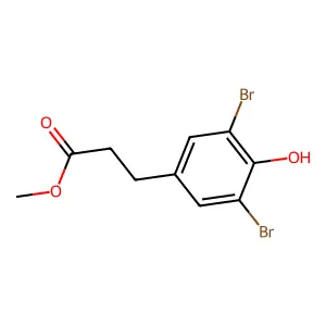 Methyl 3-(3,5-dibromo-4-hydroxyphenyl)propionate structure