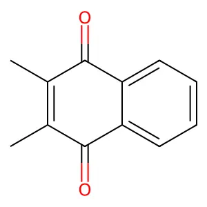 2,3-Dimethyl-1,4-naphthoquinone structure