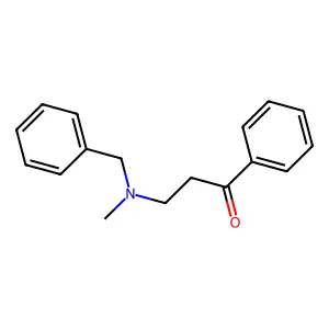 3-[Benzyl(methyl)amino]-1-phenylpropan-1-one structure