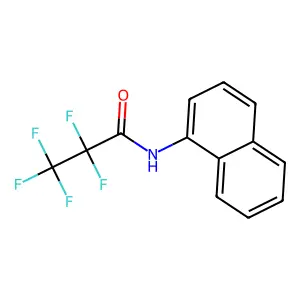 2,2,3,3,3-pentafluoro-N-naphthalen-1-ylpropanamide structure