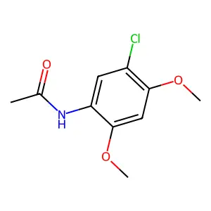 N-(5-chloro-2,4-dimethoxyphenyl)acetamide structure
