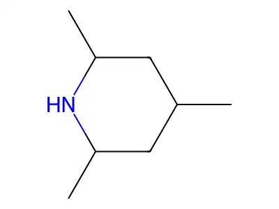 2,4,6-Trimethylpiperidine structure