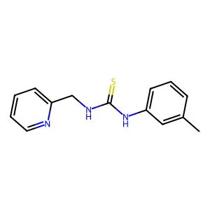 1-(3-Methylphenyl)-3-(pyridin-2-ylmethyl)thiourea structure