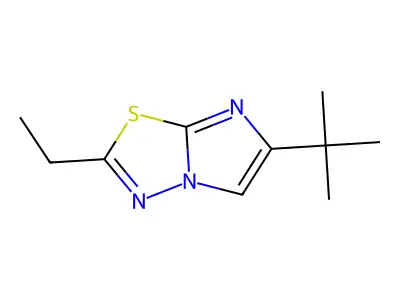 6-Tert-butyl-2-ethylimidazo[2,1-b][1,3,4]thiadiazole structure