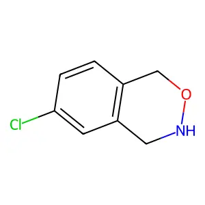 1H-2,3-Benzoxazine, 3,4-dihydro-6-chloro- structure