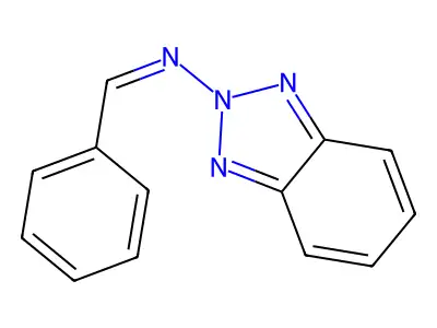 N-(benzotriazol-2-yl)-1-phenylmethanimine structure