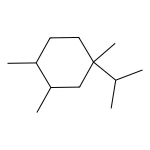 1-Isopropyl-1,4,5-trimethylcyclohexane structure
