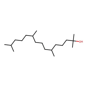 2,6,10,14-Tetramethylpentadecan-2-ol structure