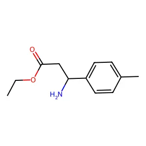 ethyl (3S)-3-amino-3-(4-methylphenyl)propanoate structure