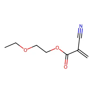 Ethoxyethyl 2-cyanoacrylate structure