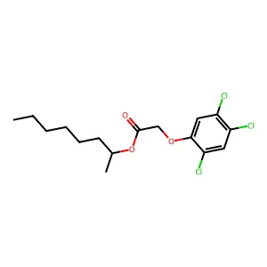 辛-2-基2-(2,4,5-三氯苯氧基)乙酸酯 structure