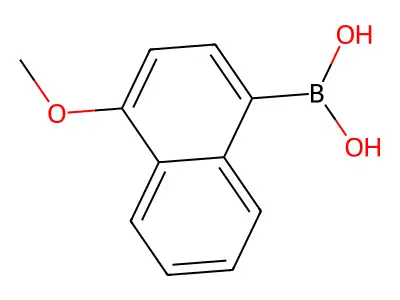 (4-methoxynaphthalen-1-yl)boronic Acid structure
