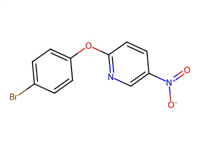 2-(4-Bromophenoxy)-5-nitropyridine structure