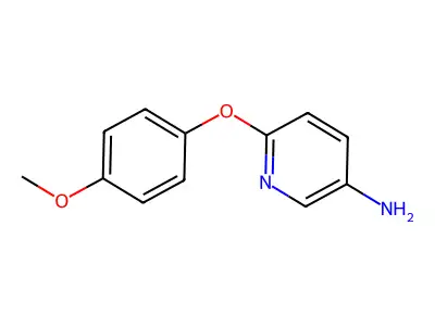6-(4-Methoxyphenoxy)pyridin-3-amine structure