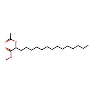 Methyl 2-(acetyloxy)hexadecanoate structure