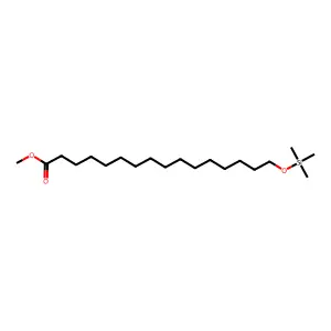 Methyl 16-[(trimethylsilyl)oxy]hexadecanoate structure