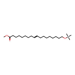 methyl 18-[(trimethylsilyl)oxy]octadec-9-enoate structure