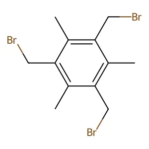 1,3,5-Tris(bromomethyl)-2,4,6-trimethylbenzene structure