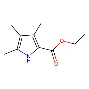 Ethyl 3,4,5-trimethyl-1H-pyrrole-2-carboxylate structure