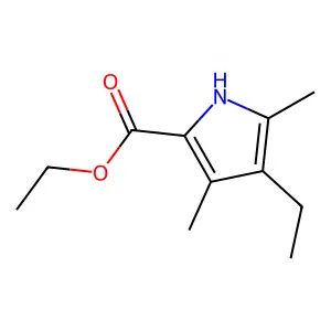 Ethyl 3,5-dimethyl-4-ethyl-1H-pyrrole-2-carboxylate structure