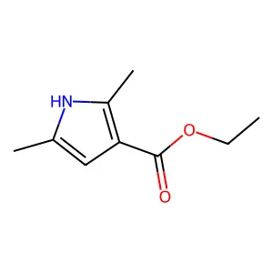 Ethyl 2,5-dimethyl-1H-pyrrole-3-carboxylate structure