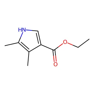 4,5-Dimethyl-1H-pyrrole-3-carboxylic acid ethyl ester structure